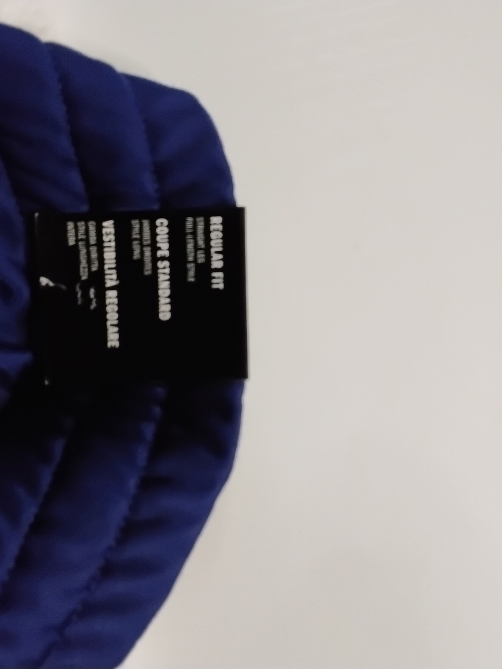 adidas Woman Navy Blue Track Joggers with White Stripes - Picture 3 of 5